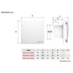 Imagen de Extractor decor 200 design 165M3-125mm vidrio/pared SOLER Y PALAU