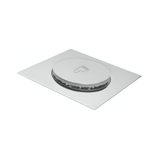 Imagen de Rejilla para piso 15X15 push cromo LACH