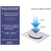 Imagen de Rejilla para piso 15X15 push cromo LACH