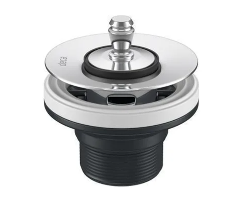 Imagen de VALVULA LAVATORIO 7/8 A TORNILLO TAPON PLASTICO CROMO DECA