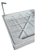 Imagen de TAPA Y MARCO MOSAICO RESINA 40X40 (LIGHT DUTY) PEATONAL LACHS