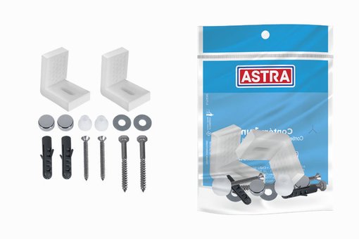 Imagen de TORNILLOS P/ASIENTO P/INODORO ELEVADO ASTRA