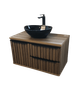 Imagen de Mueble Vanitory 60 cm s/bacha Cecilia Nogal c/patas Fabribam