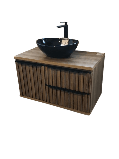 Imagen de Mueble Vanitory 60 cm s/bacha Cecilia Nogal c/patas Fabribam