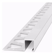 Imagen de GUARDACANTO QUADRA ALUMINIO 10x10mm x 2,5 CROMO BRILLO ATRIM