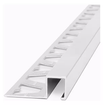 Imagen de GUARDACANTO QUADRA ALUMINIO 10x10mm x 2,5 CROMO MATE ATRIM