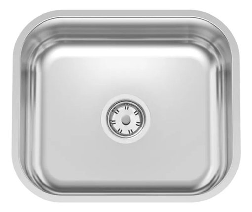 Imagen de Pileta simple pulida 40 x 34 x 17 valv 4 1/2 sobreponer TRAMONTINA