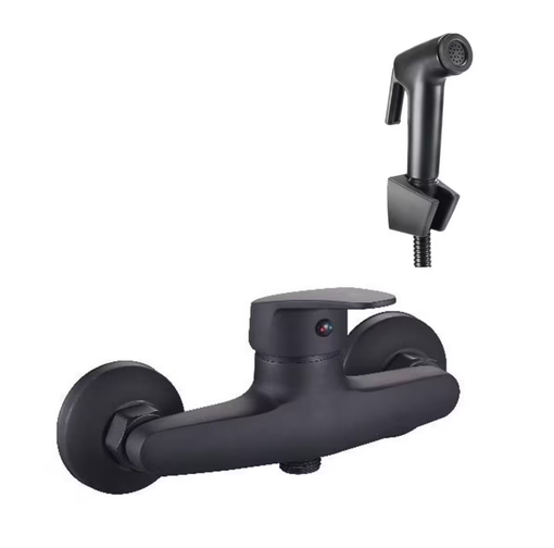 Imagen de Ducha higiénica ext. negro mate Capri DMC