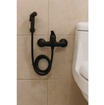 Imagen de Ducha higiénica ext. negro mate Capri DMC
