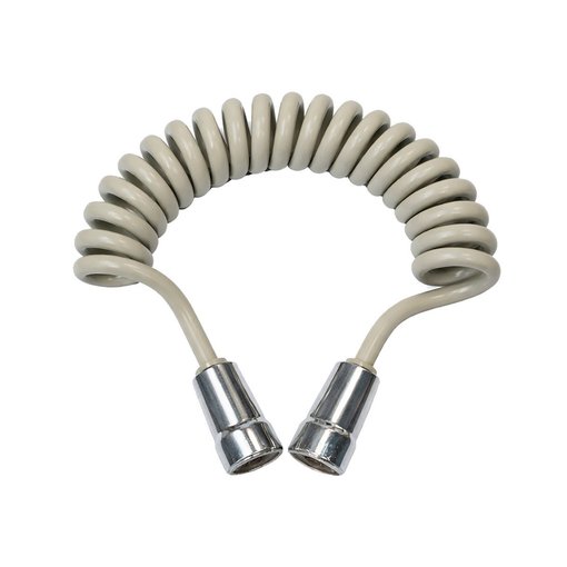 Imagen de FLEXIBLE P/TELEFONO DUCHITA HIGIENICA RULO GRIS OMMIX