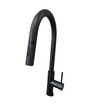 Imagen de GRIFO MESA CON EXTENSIBLE CURVO NEGRO MATE VIRTUS GC