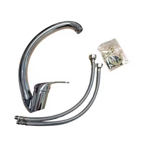 Imagen de GRIFO COCINA MESA ALTO EXTENSIBLE SATINADO MURDOCK