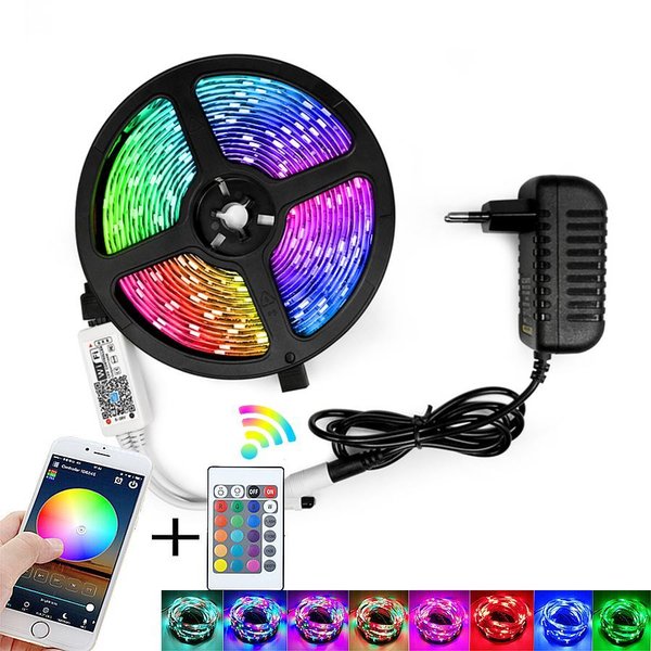 Imagen de TIRA CINTA LED RBG 5 METROS BLUETOOTH TV LIGHT-CTBT-500