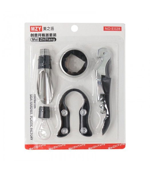 Imagen de KIT SACA CORCHO X 5 PIEZAS -FE028