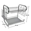 Imagen de ESCURRIDOR METAL 2 PISOS -YY-2652