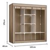 Imagen de CLOSET ROPERO GUARDARROPA 130X45X170-88130