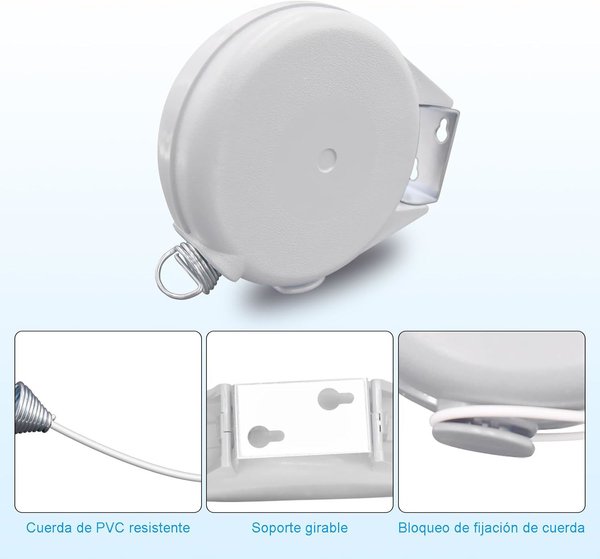 Imagen de TENDEDERO RETRACTIL 12 METROS EXTERIOR-LYS-120