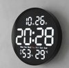 Imagen de RELOJ DE PARED DIGITAL REDONDO LED SM602 26CM DIAMETRO