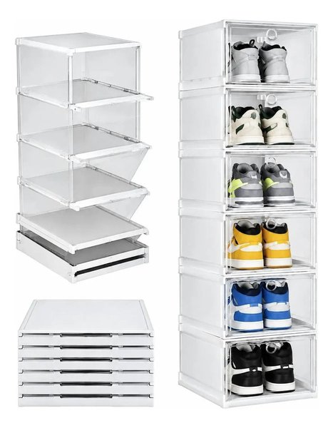 Imagen de Zapatera Plegable Sonivox Js1524 Blanco