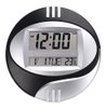 Imagen de Reloj De Pared, 27 Cm, Negro, 3885, Calendario Con Alarma, Temperatura De Fondo, Color Gris