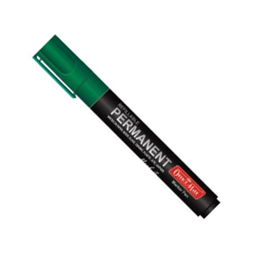 Imagen de MARCADOR PERMANENTE - PUNTA BISELADA - VERDE