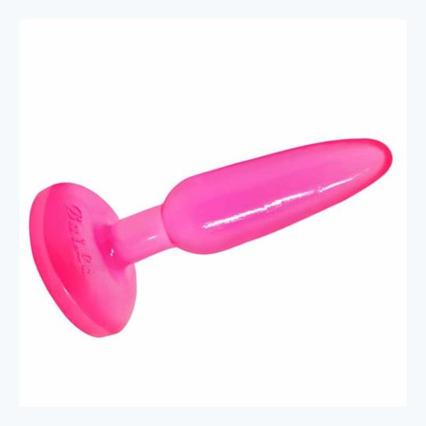 Imagen de Consolador Plug Anal con Ventosa 14 x 3,5 cm.
