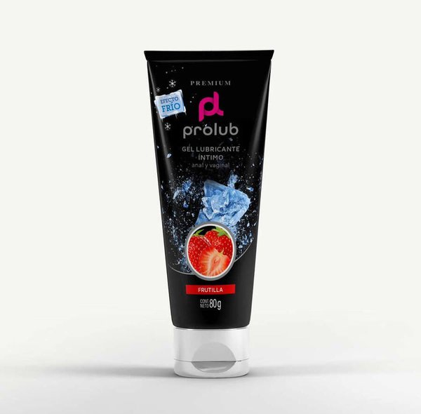 Imagen de Gel Lubricante Anal Vaginal Premium Frutilla Ef. Frio