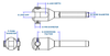 Imagen de Terminal Horquilla para cable de 7mm