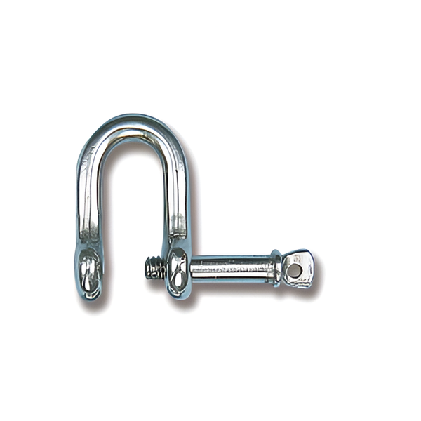 Imagen de Grillete recto inoxidable con perno imperdible 8mm