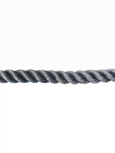 Imagen de Cabo amarra nylon torneado gris 20mm
