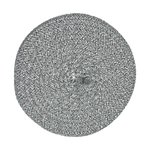 Imagen de Cesto Organizador con Tapa Gris Grande Ø26x17cm H