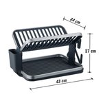 Imagen de ESCURREPLATOS de Mesada GALA Doble 43x34x27cm H