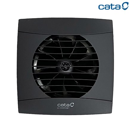 Imagen de EXTRACTOR CATA UC12 Negro - Ø120mm - 205m³/H - 17.5x17.5cm