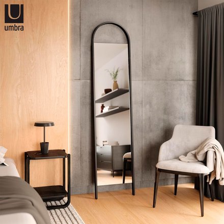 Imagen de ESPEJO De Pie Negro Bellwood 45x196cm UMBRA