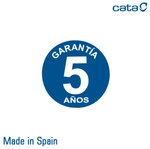 Imagen de EXTRACTOR CATA E-100 Negro - Ø98mm - 98m³/H - 15x15cm