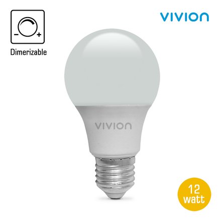 Imagen de LÁMPARA LED Bulbo 12w E27 Cálida Dimerizable Vivion