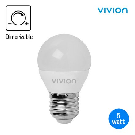 Imagen de LÁMPARA LED Gota 5w E27 Fría Dimerizable Vivion