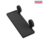 Imagen de REPISA Negra con Ventosa Adhesiva Astra 32x11.5x11.5cm H