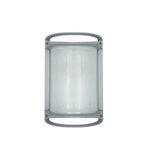 Imagen de TORTUGA 1xE27 Reja Gris Alum/vid 18X26.5 /12cm h