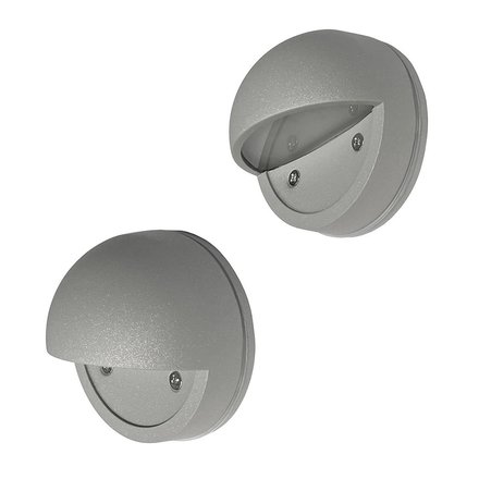 Imagen de TORTUGA LED 8W Medio Párpado Gris
