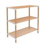 Imagen de ESTANTERIA x 3 Estantes Madera/Plastico 78x30x65cm H