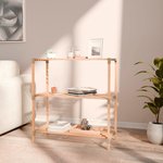 Imagen de ESTANTERIA x 3 Estantes Madera/Plastico 78x30x65cm H
