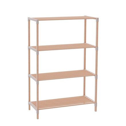 Imagen de ESTANTERIA x 4 Estantes Madera/Plastico 65x30x116cm H