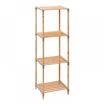 Imagen de ESTANTERIA x 4 Estantes Madera/Plastico 38x30x119cm H