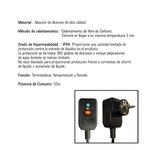 Imagen de CALIENTA Toallas Escalera Negro c/Timer c/Regulador de Temperatura