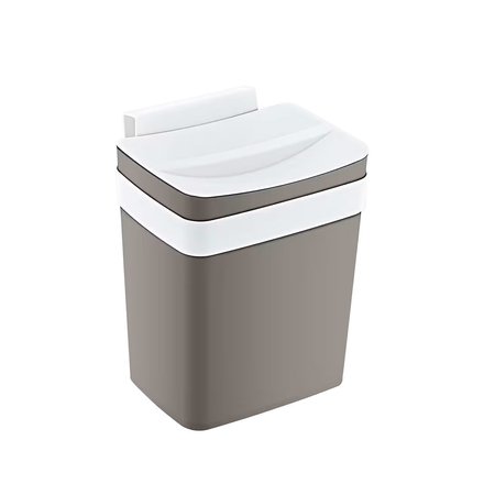 Imagen de PAPELERA para colgar 4 Lts Marron 18x13x21cm H
