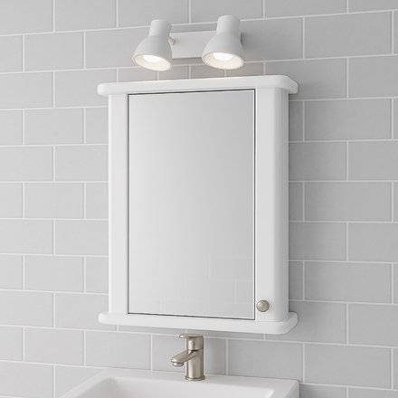 Imagen de BOTIQUIN Mallorca Blanco 49x56.5 cm