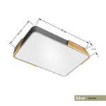 Imagen de PANEL LED 56W Neutro Gris-Madera 65x43cm