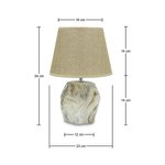 Imagen de LAMPARA Toscana Chica E14 Beige con Pantalla