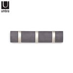 Imagen de PERCHERO Flip 3 Ganchos Grafito/Gris UMBRA 30x6/3cm